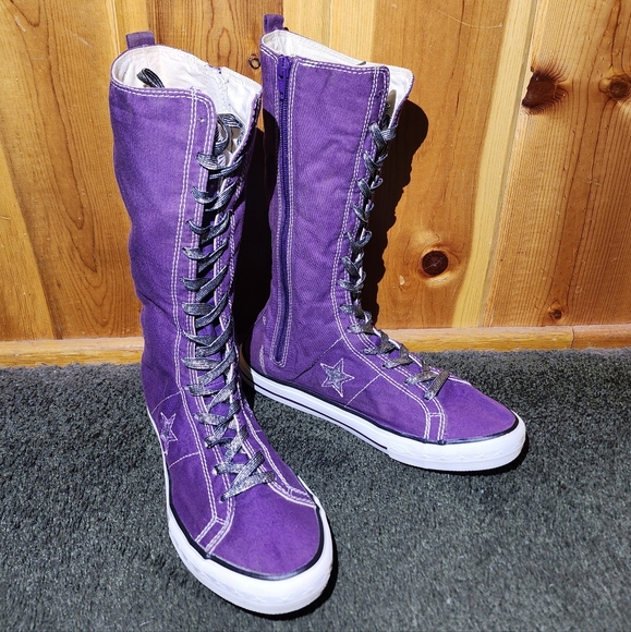 Converse One Star Calf/Knee high Junior 6/ Women 8 - Picture 5 of 12